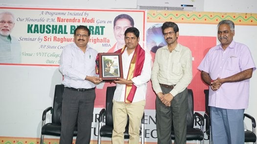 raghuram felicitated